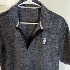 Adidas Men's size Small Polo Shirt, blue heather